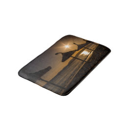 Sunset on the strand, Mallorca, Spanje Badmat