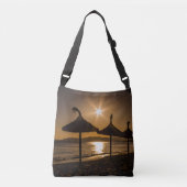 Sunset on the strand, Mallorca, Spanje Crossbody Tas (Voorkant)