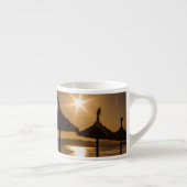 Sunset on the strand, Mallorca, Spanje Espresso Kop (Rechts)