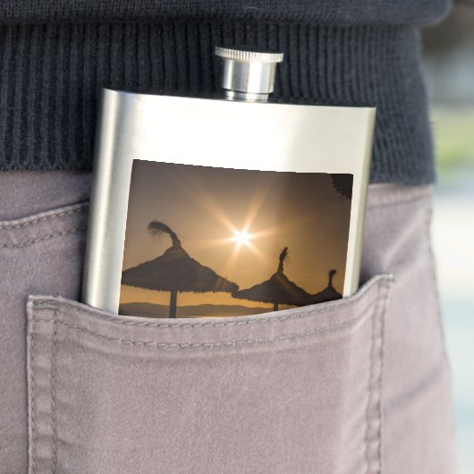 Sunset on the strand, Mallorca, Spanje Flacon (Voorbeeld)