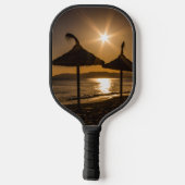 Sunset on the strand, Mallorca, Spanje Pickleball Paddle (Achterkant)