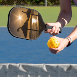 Sunset on the strand, Mallorca, Spanje Pickleball Paddle