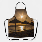 Sunset on the strand, Mallorca, Spanje Schort (Voorkant)