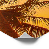 Sunset on the strand of Sri Lanka Poster (Hoek)