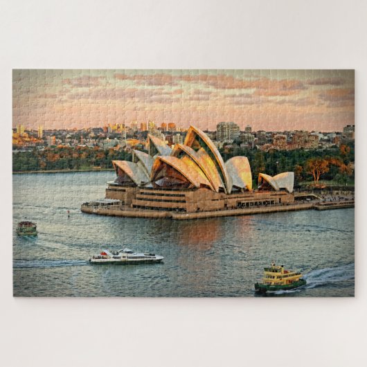 Sunset on the Sydney Opera House - 20x30 - 1014 pc Legpuzzel (Horizontaal)