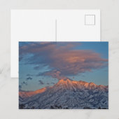 Sunset on the Wasatch Range - Utah Briefkaart (Voorkant / Achterkant)