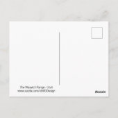 Sunset on the Wasatch Range - Utah Briefkaart (Achterkant)