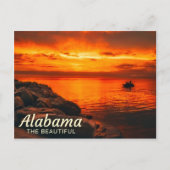 Sunset on the Water, Alabama Briefkaart (Voorkant)