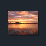 Sunset on the Water Canvas Afdruk<br><div class="desc">Zonsondergang op het watercanvas</div>