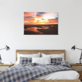 Sunset on the Zee of Cortez Canvas Afdruk (Insitu (Slaapkamer))