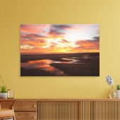 Sunset on the Zee of Cortez Canvas Afdruk (Insitu (Woonkamer))