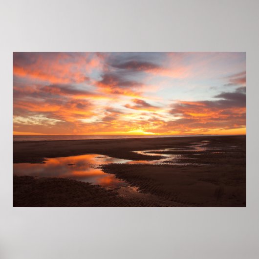 Sunset on the Zee of Cortez Poster (Voorkant)