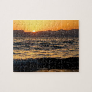 Sunset on the Zee of Galilee Legpuzzel