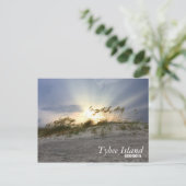 Sunset on Tybee Island, Georgia Briefkaart (Staand voorkant)