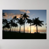 Sunset on Waikiki - Poster (Voorkant)