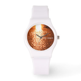 Sunset on Water Horloge