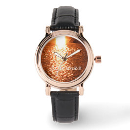 Sunset on Water Horloge