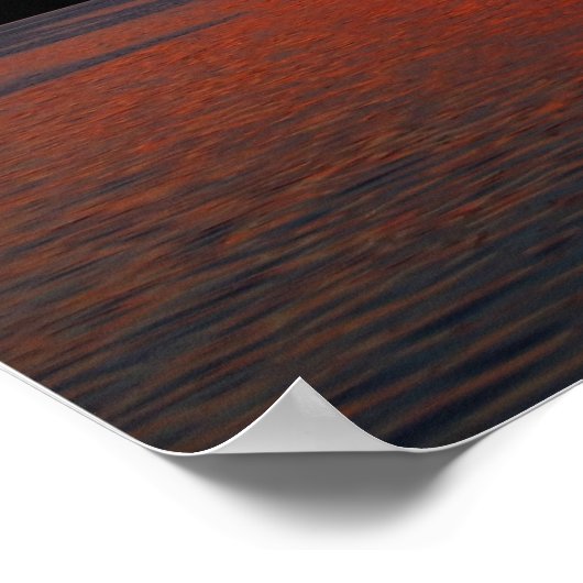 Sunset on West Lake Panorama Poster (Hoek)