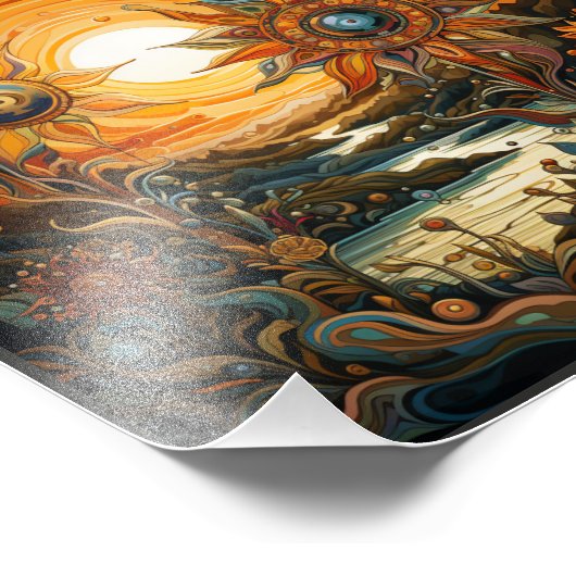 Sunset One Foto Afdruk (Hoek)