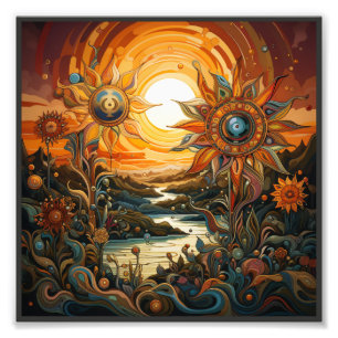 Sunset One Foto Afdruk