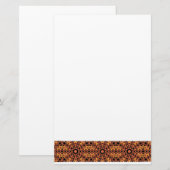 SUNSET ORANJE BRIEFPAPIER (Voorkant / Achterkant)