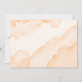 sunset oranje - dank je kaarten voor kleine bedrij (Achterkant)