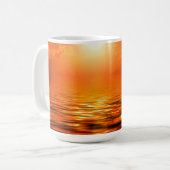 Sunset Oranje Golden Sky Zee of Gold Inspiration Koffiemok (Voorkant links)
