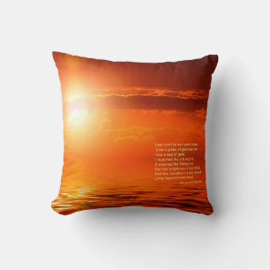 Sunset Oranje Golden Sky Zee of Gold Inspiration Kussen
