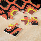 SUNSET ORANJE LEGPUZZEL (Zijkant)