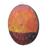 Sunset, Oranje Sky (door Félix Vallotton) Dartbord (Voorkant Rechts)