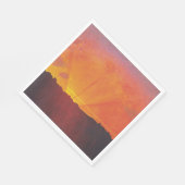 Sunset, Oranje Sky (door Félix Vallotton) Servet (Hoek)