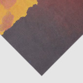 Sunset, Oranje Sky (door Félix Vallotton) Tissuepapier (Detail)