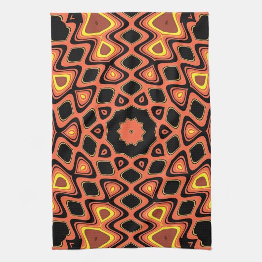 SUNSET ORANJE THEEDOEK (Verticaal)