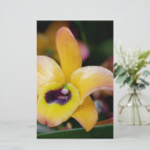 Sunset Orchid Briefpapier (Staand voorkant)