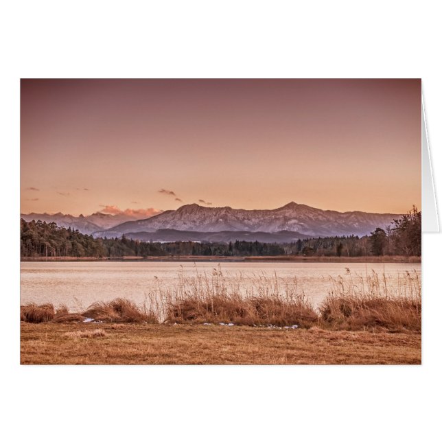 Sunset Osterseen (Voorkant Horizontaal)