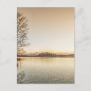 Sunset Osterseen Briefkaart
