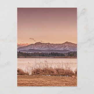 Sunset Osterseen Briefkaart
