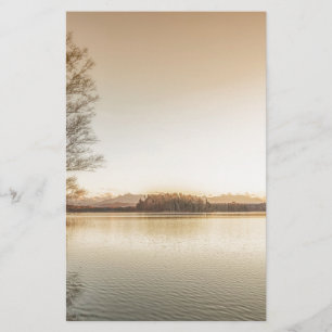 Sunset Osterseen Briefpapier