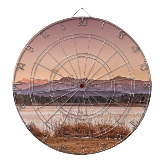 Sunset Osterseen Dartbord (Voorkant)