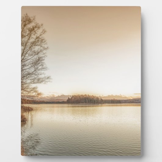Sunset Osterseen Fotoplaat (Voorkant)