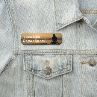 Sunset Over a Quiet Beach Naamplaatje