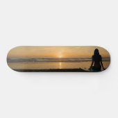 Sunset Over a Quiet Beach Persoonlijk Skateboard (Horizontaal)