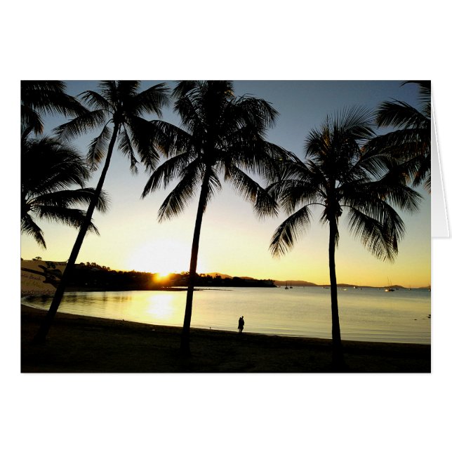 Sunset over Airlie Beach, QLD, Australië (Voorkant Horizontaal)