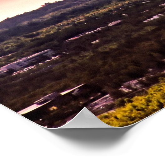 Sunset Over Anchorage-Poster Poster (Hoek)