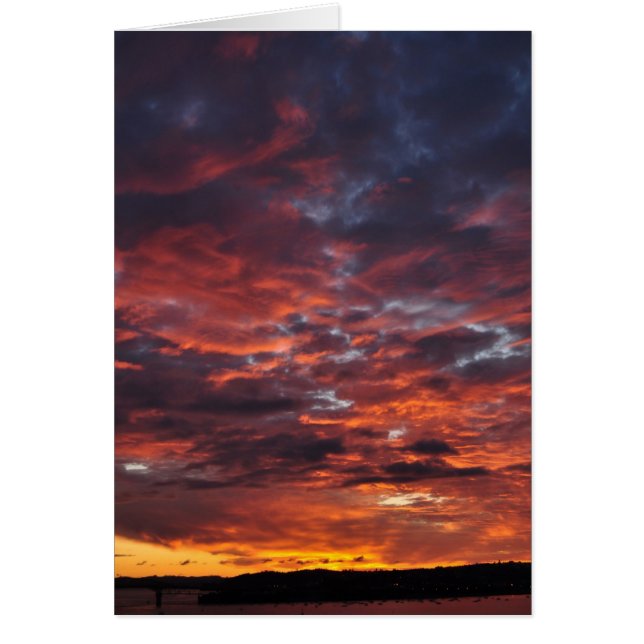 Sunset over Auckland (Voorkant)