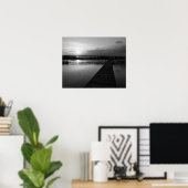 Sunset over Banks Channel Poster (Thuiskantoor)