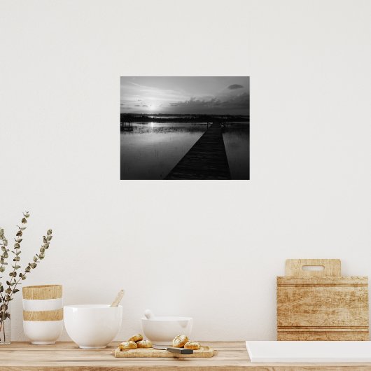 Sunset over Banks Channel Poster (Keuken)