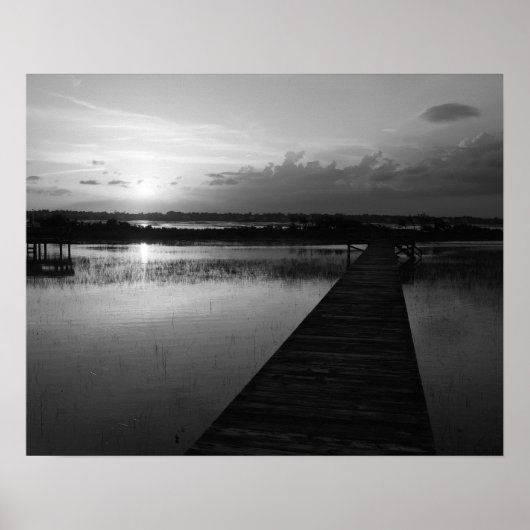 Sunset over Banks Channel Poster (Voorkant)