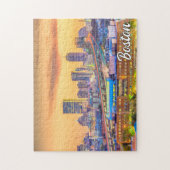 Sunset Over Boston, Massachusetts, Verenigde State Legpuzzel (Verticaal)