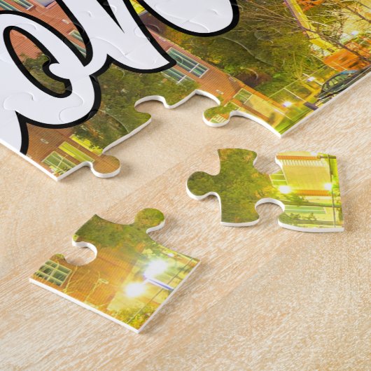 Sunset Over Boston, Massachusetts, Verenigde State Legpuzzel (Zijkant)